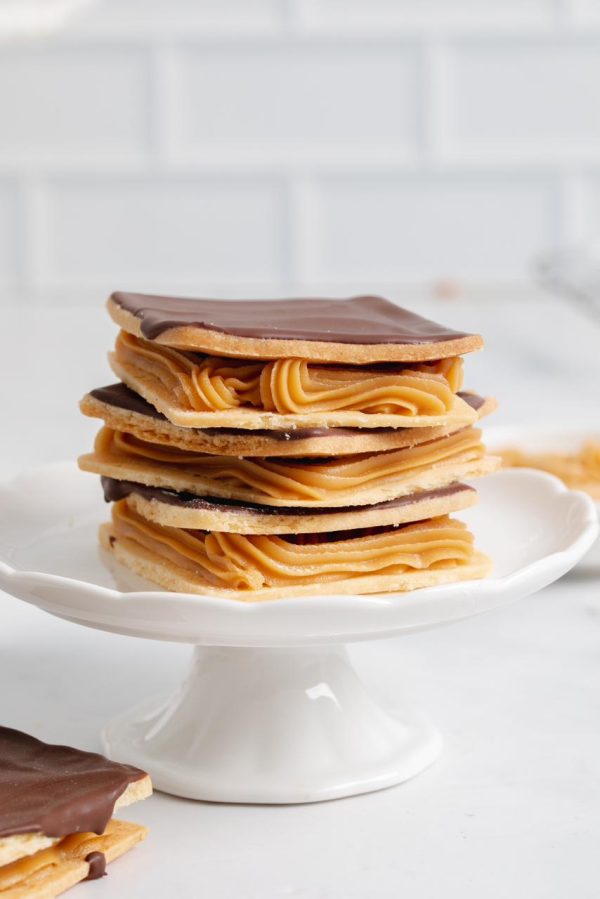 Alfajores con chocolate